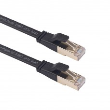 CAT8  2 Double Shielded CAT8 Flat Network LAN Cable  Length  20m