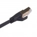 CAT8  2 Double Shielded CAT8 Flat Network LAN Cable  Length  3m