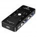 KSW  401V 4 VGA   3 USB Ports to VGA KVM Switch Box with Control Button for Monitor  Keyboard  Mouse  Set  top box