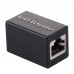 RJ45 Aluminum Alloy Expansion Head Extender  Black