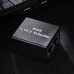 RJ45 1 to 2 Aluminum Alloy Expansion Head Extender  Black