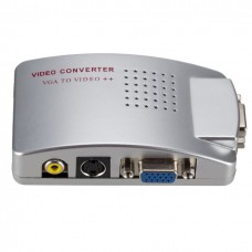 PC Converter Box VGA to AV Converter Video Switch Box