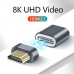 Bakeey HDMI 8k Male to Female Magnetic Adapter 8K HD Display Convertor For TV Computer Set  top Box